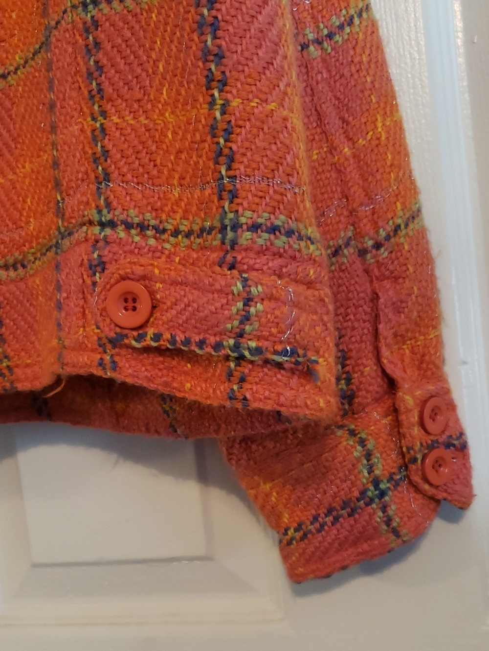 Plaid Button-Up Jacket - Picture 7 of 15